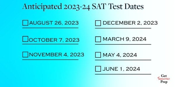 2023-24 Test Dates